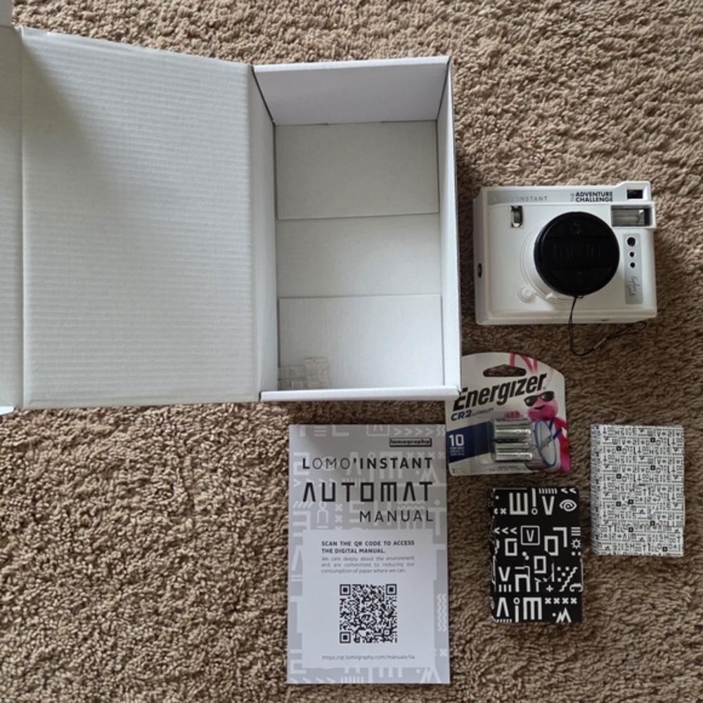 Instax Lomo'Instant Automat Camera Set, NIB (Adventure Challenge Edition)